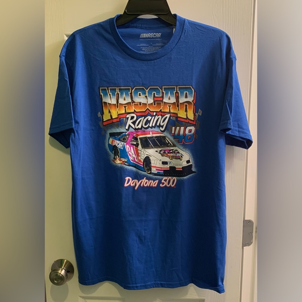 Men’s shirt NASCAR Racing ‘48 size Large Short Skeeve Graphic Tee Pullover